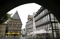 �Das sch�nste Holzhaus der Welt� steht am Marktplatz von Hildesheim und wurde im Jahr 1529 gebaut - eine k�nstlerische Meisterleistung der Sp�tgotik. Aufnahme: Juli 2007.