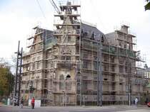 Die Villa Zimmermann an der Bahnhofstra�e war ein Schmuckst�ck und soll es wieder werden, Chemnitz 16.10.07