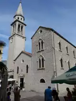 Budva, Kirche Hl. Johannes der T�ufer, erbaut ab dem 9. Jahrhundert (20.09.2015)