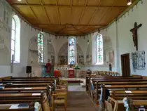 Gruibingen, Fresken von 1683 in der Ev. St. Martin Kirche (10.05.2015)