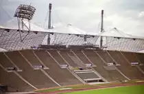 Olympiastadion in M�nchen. Aufnahme: August 1984 (digitalisiertes Negativfoto).