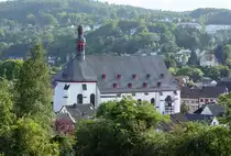 Jesuitenkirche mitten in Bad M�nstereifel - 21.07.2015