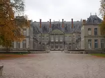 Chateau Haroue, erbaut von 1720 bis 1732 durch Germain Boffrand f�r den F�rsten 
Marc de Beauvau-Craon (25.10.2015)
