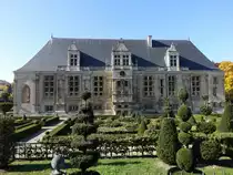 Joinville, Chateau Grand Jardin mit Renaissance-Gartenanlage, erbaut im 16. Jahrhundert (26.10.2015)