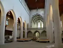 Windisch, Blick in den Innenraum der ehemaligen Klosterkirche K�nigsfelden, wird  heute f�r Konzerte und Veranstaltungen genutzt, Sept.2015