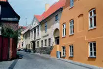 In der Torvegade von F�borg. Da meine Digicam Versagte, wurde das Foto mit einer Pentacon Pentina fm von 1964 aufgenommen. Belichtungszeit 1/60, Blende 16. F�borg, 21.06.2015