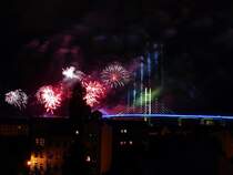 Feierliche Er�ffnung der neuen Sundquerung in Stralsund.
Feuerwerksimpressionen 20.10.07