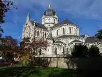 Chateauroux, Notre Dame Kirche, erbaut von 1877 bis 1892 durch Architekt Alfred Dauvergne (30.10.2015)
