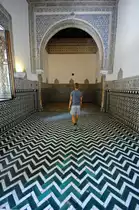 Innenraum im Alc�zar von Sevilla. Aufnahme: Juli 2014.