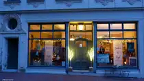 Galerie & Caf� Sinnenreich in Wismar am Abend (31.12.2012)