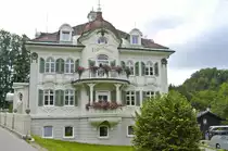 Villa J�gerhaus am Schloss Neuschwanstein. Aufnahme: Juli 2008.
