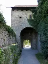 K�ssaburg, der Haupteingang von innen gesehen, Sept.2015