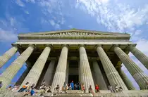 Walhalla - Au�enansicht von S�den. Aufnahme: Juli 2008.