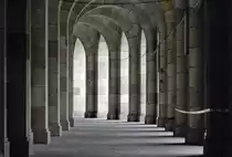 S�ulengang im Kolloseum auf dem Reichparteitagsgel�nde in N�rnberg. Aufnahme: Juli 2008.