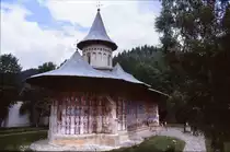 Das Kloster Moldovița ist ein rum�nisch-orthodoxes Frauenkloster und liegt in Rum�nien im Kreis Suceava. Aufnahme: Juli 1990 (Bild vom Dia).