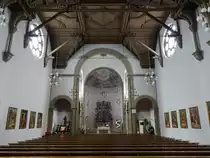 Neuthard, Innenraum der St. Sebastian Kirche (30.05.2015)