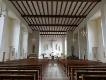 Hilsbach, Innenraum der Kath. St. Maria Kirche (31.05.2015)