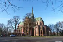 Das Doberaner M�nster ist etwas abseits der Stadtmitte in Bad Doberan gelegen (Landkreis Rostock, November 2011)