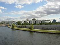 Ein Blick auf das Regierungsviertel in Berlin. Aufgenommen am 29.08.07!!!