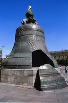 Die Zarenglocke im Moskauer Kreml. Aufnahme: Juni 1989 (Bild vom Dia).