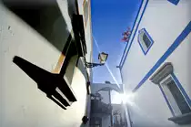 In der Innenstadt von Puerto de Mog�n auf Gran Canaria. Aufnahme: Oktober 2009.