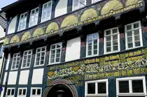 Fachwerk in H�xter (Weserbergland). Aufnahme: Juli 2007.