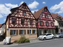Baiersdorf, Fachwerkh�user in der Hauptstra�e (02.08.2015)