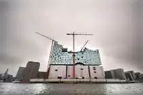 Die Elbphilharmonie in Hamburg. Aufnahme: Mai 2013.