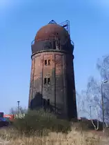 Wasserturm 1 Leipzig-Bahnbetriebswerk Wahren im April 2008