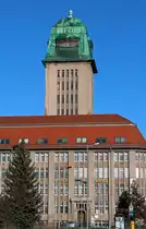Wasserturm der ehemaligen Hupfeld-Werke in Leipzig-Leutzsch, Februar 2014