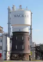 Wasserturm der Wacker AG in N�nchritz im April 2014