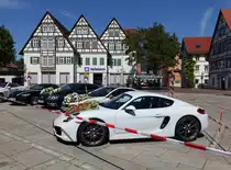 Am Marktplatz von Dettingen an der Erms (30.08.2015)