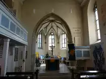 Gro�bettlingen, Innenraum der Ev. St. Andreas Kirche (30.08.2015)