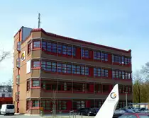 Freiburg, die Gewerbeakadenmie steht im Stadtteil Landwasser, das berufliche Bildungszentrum wurde 1985 er�ffnet, M�rz 2015