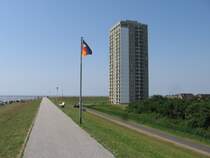 B�sum, Hochhaus am Deich, Sommer 2006
