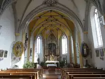 Mauerberg, sp�tgotischer Innenraum der Pfarrkirche St. Stephan (14.02.2016)