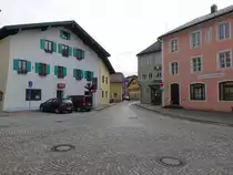 Waging am See, H�user in der Wilhelm Scharnow Stra�e (15.02.2016)