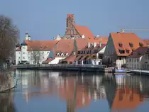 Landshut, Hl. Geist Kirche und Hl. Geist Spital an der gro�en Isar (20.03.2016)