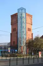 Der(alte)Wasserturm in der Dessauer Heidestra�e im M�rz 2014.