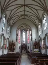 Dalkingen, Alt�re und Chor der St. Nikolaus Kirche (13.03.2016)