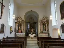 Ebertshausen, barocke Alt�re in der kath. St. Margaretha Kirche (25.03.2016)