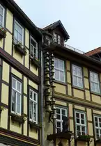 Wernigerode, das t�glich spielende Glockenspiel mit 18 Glocken wurde 2006 in der Westernstra�e installiert, Mai 2012