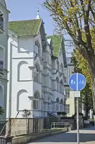 Kaiserliche B�derarchitektur in Świnoujście (Swinem�nde). Aufnahme: 6. Mai 2016.