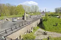 Fort Zachodni (Swinem�nde Westfort – Werk IV) in Świnoujście. Aufnahme: 6. Mai 2016.