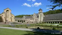 Abtei Notre-Dame d'Orval in Villers-devant-Orval am 08.05.2016