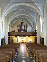 Lechenich, Orgelempore in der St. Kilian Kirche (04.05.2016)