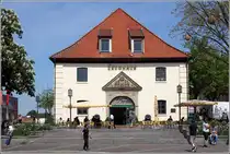 Stade. Das Zeughaus am Pferdemarkt stammt aus der Schwedenzeit. Es wurde 1697 bis 1699 auf dem Gel�nde der fr�heren St.-Georgs-Kirche als Waffenarsenal errichtet. 12.05.2016