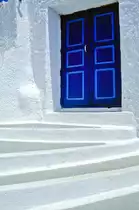 Haust�r in Thora auf Santorin. Bild vom Dia. Aufnahme: Juni 1992.