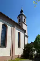 Hofweier, katholische Pfarrkirche St.Gallus, Mai 2016