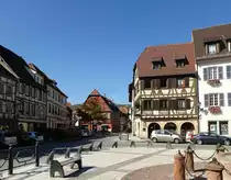 Molsheim, Blick vom Marktplatz in die Rue Jenne, Sept.2015